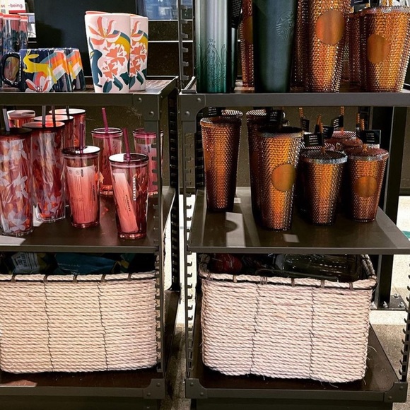 🌟⭐️NEW STARBUCKS HONEY COMB TUMBLER 16 oz - Picture 4 of 6